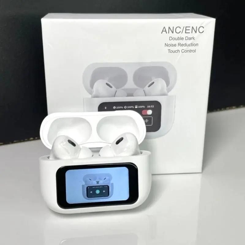 Robolt Screen TWS Bluetooth Earbuds with 32 db ANC + ENC and On Case Display